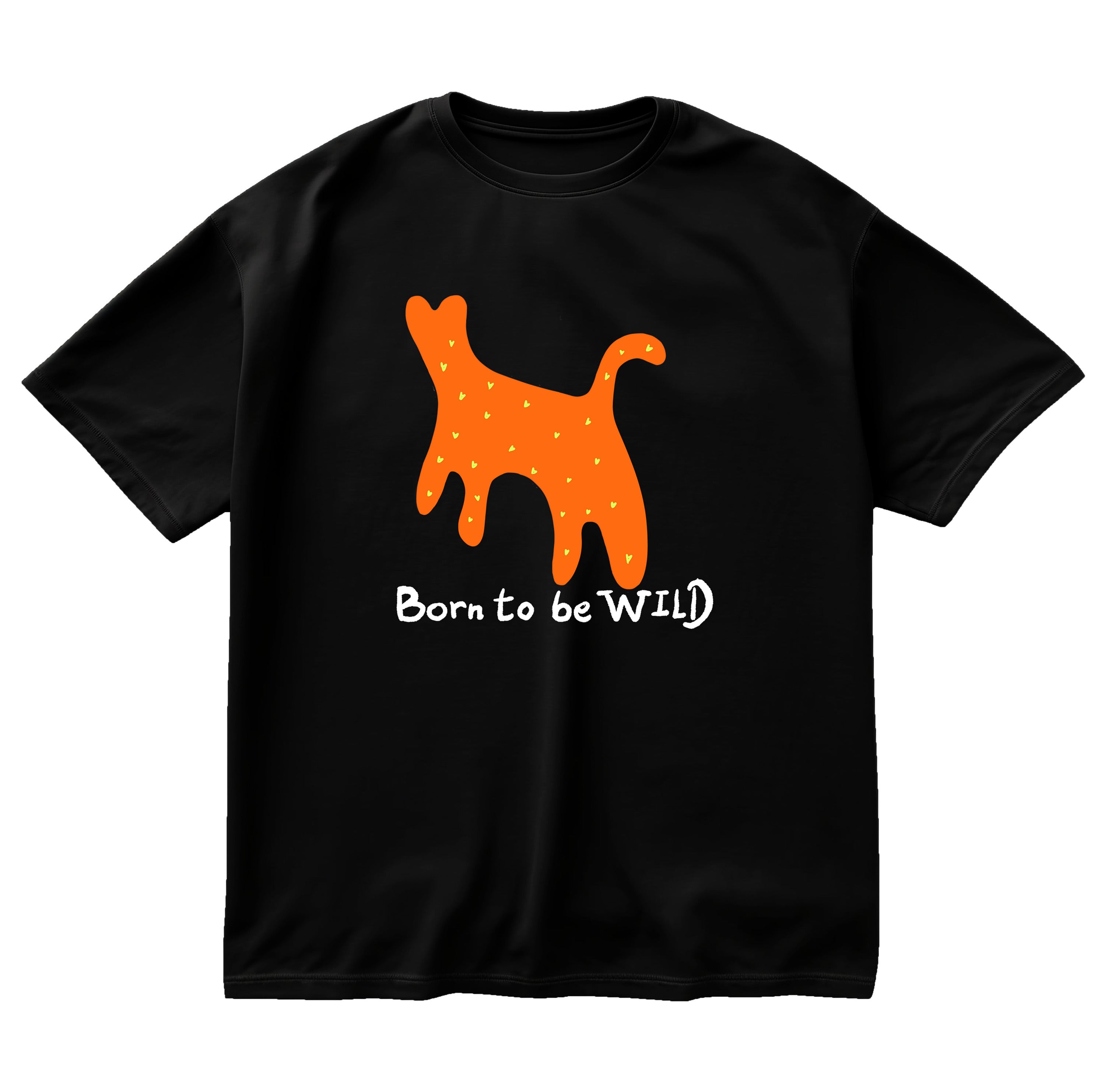 Untamed Spirit Oversized Shirt Black